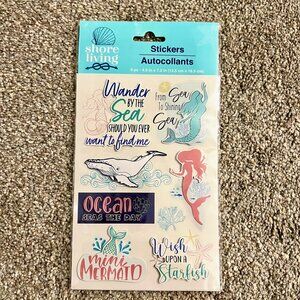 NWT - Set of 8 Ocean / Mermaid Stickers